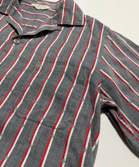 60's~ Don Rancho Diamond Stripe OC Shirts