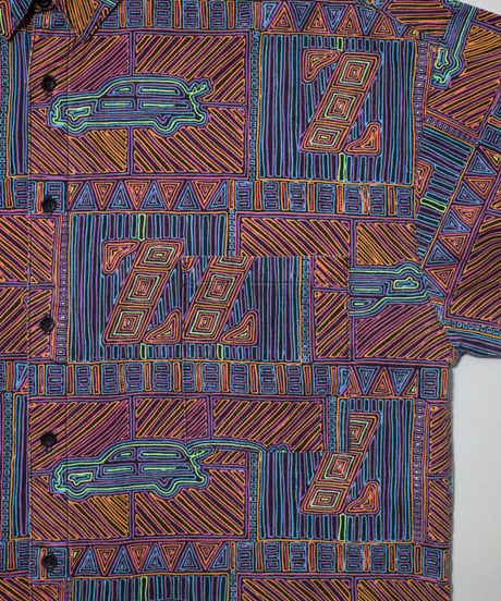 90's JIMMY'Z All Over Patterned Shirts XL