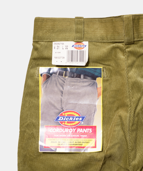 NOS 90's Dickies Corduroy Pants 31x32