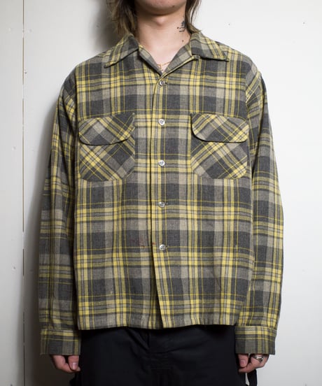 Unknown 50-60's Wool Check Shirts