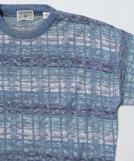 Italy Made SEGRETO Cotton Crewneck Sweater L