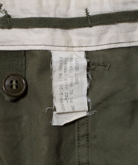 60's US ARMY M-51 Cargo Pants L