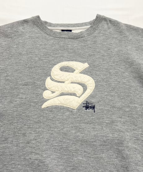 90's STUSSY Old English Logo Crewneck XL