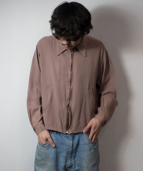 50's CAMPUS Rayon Gabardine Sports Jacket