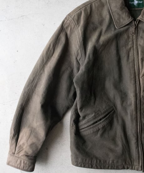 90's Hunt Club Leather Jacket M