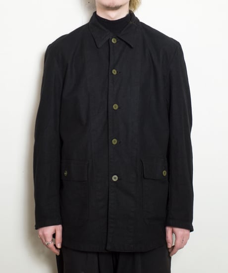 60's Swedish ARMY M-39 Over Dyed Cotton Twill Utility Jacket C46