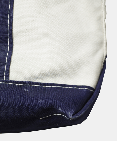 80-90's L.L. Bean Canvas Tote Bag "S&C"