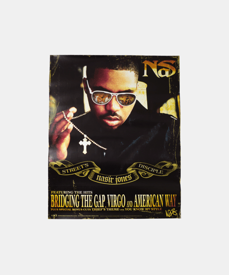 2004's Nas "Street's Disciple" Poster 75.5×61