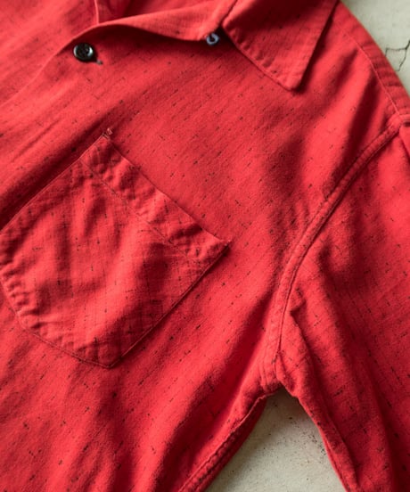 50's Manhattan "KASURI" Check Shirts M