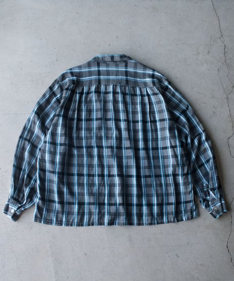 60-70's Harley Check OC Shirts L