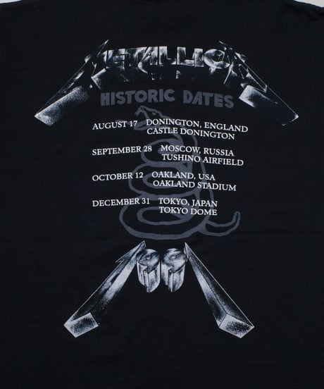 91's METALLICA "Historic Dates" L