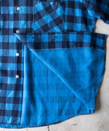 60-70's Donlin Print Flannel Shirts L