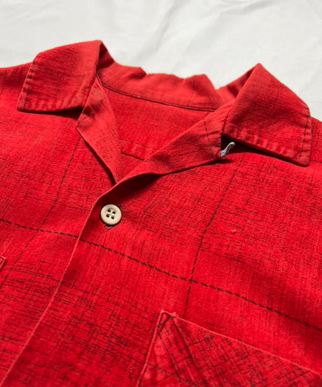 50's~ Unknown Cotton Loop Shirts