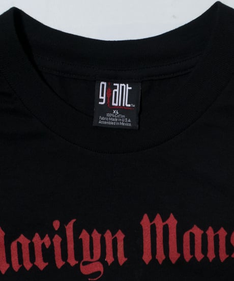 2000's Marilyn Manson "Hierophant Tarot Holywood" S/S T-shirts XL
