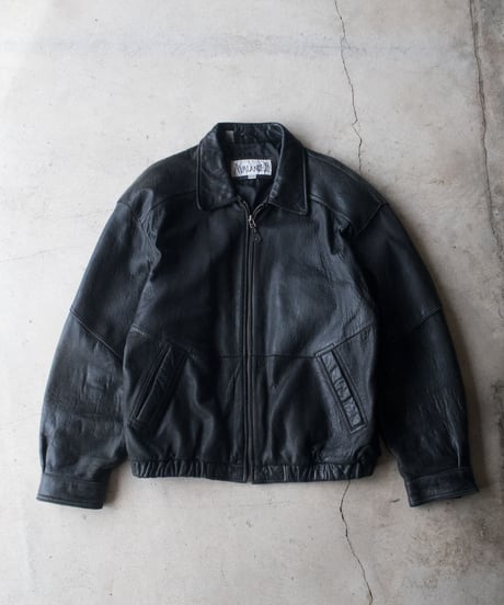 90's AVALANCHE Leather Jacket XL
