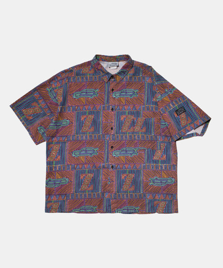 90's JIMMY'Z All Over Patterned Shirts XL