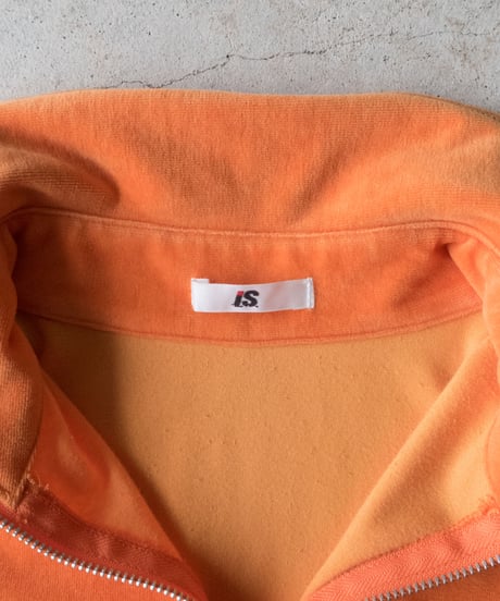 80's ISSEY MIYAKE Sports Velour Zip Up Shirts M