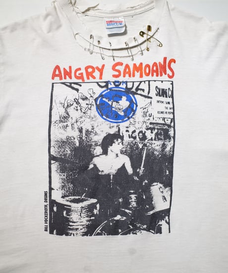 90's Angry Samoans S/S Boro Customized T-shirts XL