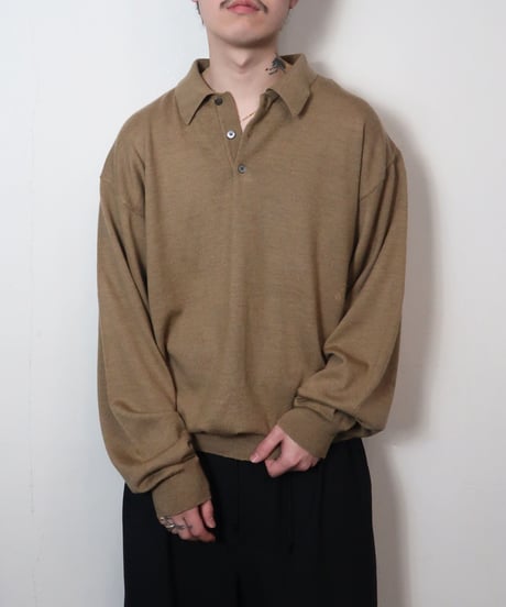 90's ALFANI Merino Wool Polo XL