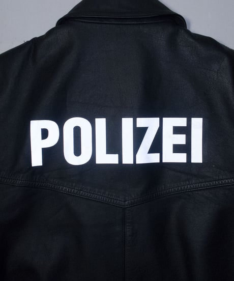 German POLIZEI Leather Jacket 20
