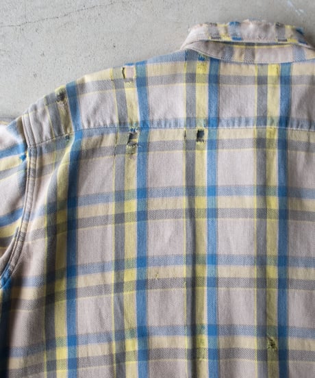 60's PILGRIM Flannel Shirts Boro L
