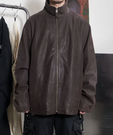 90's GAP Genuine Leather Sports Jacket XL
