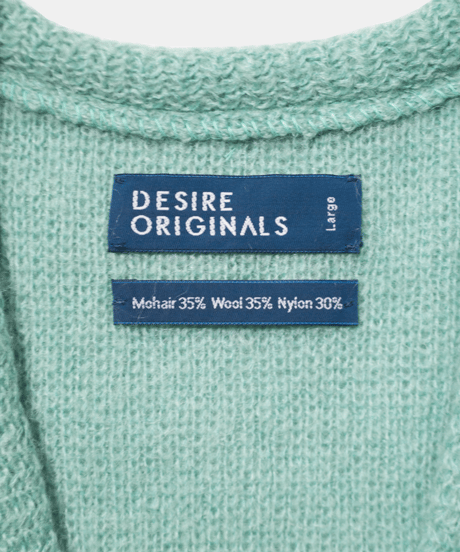 DESIRE ORIGINALS Mohair Cardigan "Mint"