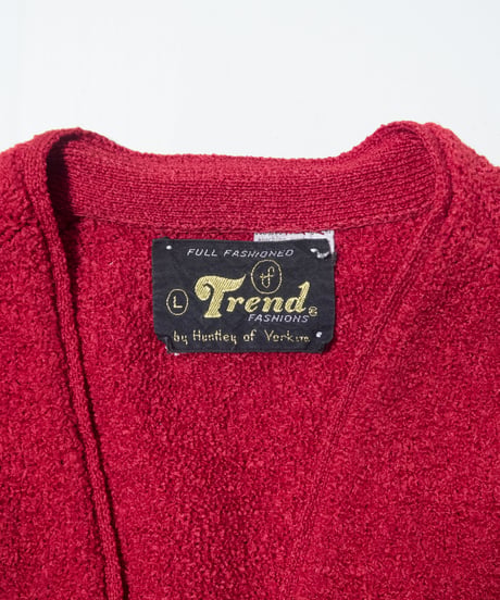 50-60's Huntley of York Pile Cardigan L