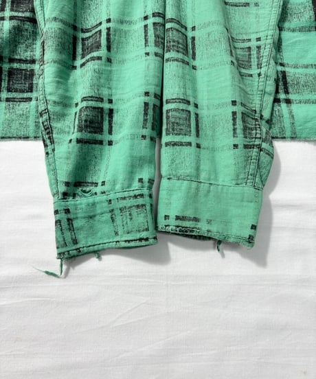 50's-60's Unknown Print Flannel
