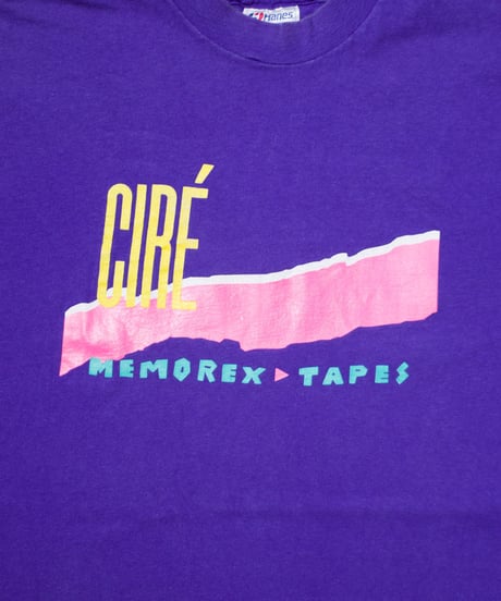 90's Memorex Cire Tapes S/S T-shirts XL