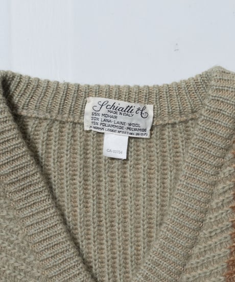 60~70's Schiatti&C Mohair Sweter  S