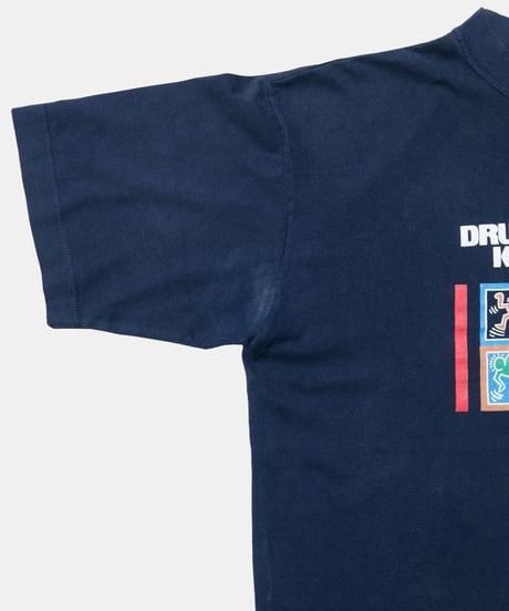 90's Keith Haring "Drugs Don't Just Kill Addicts" S/S T-shirts