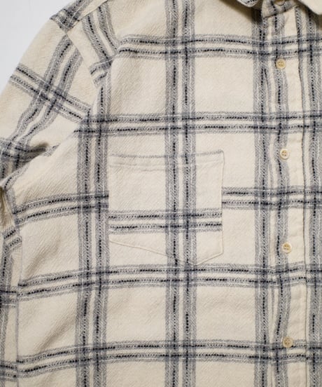 Italy Made Levi's Jacquard Check Shirts XL