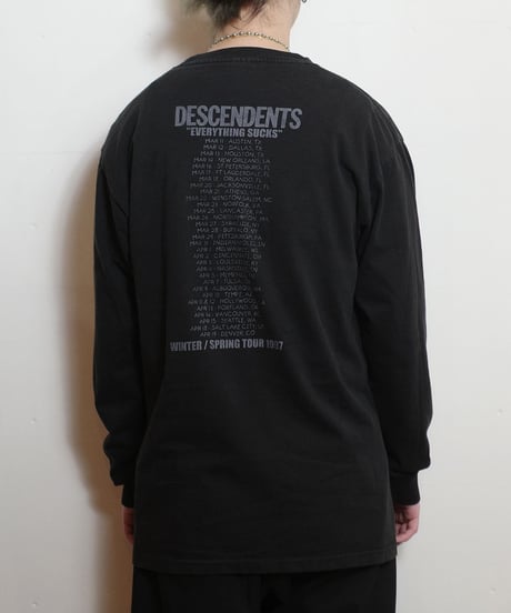 97's DESCENDENTS L/S T-shirts "Everything Sucks Winter/Spring Tour" L