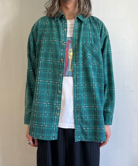 90's Puritan Printed Flannel Shirts XL