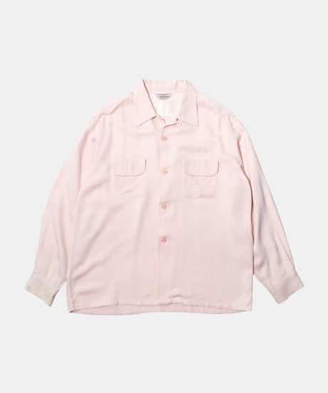 50's Towncraft Rayon Open Collar Shirts L