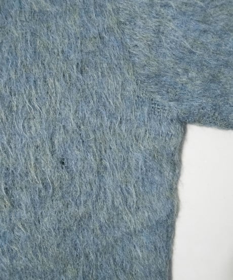 50-60's Mohair V-Neck Sweater L