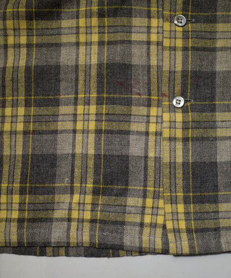 Unknown 50-60's Wool Check Shirts