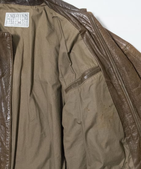 Expedition By Robert Comstock Leather Jacket 46
