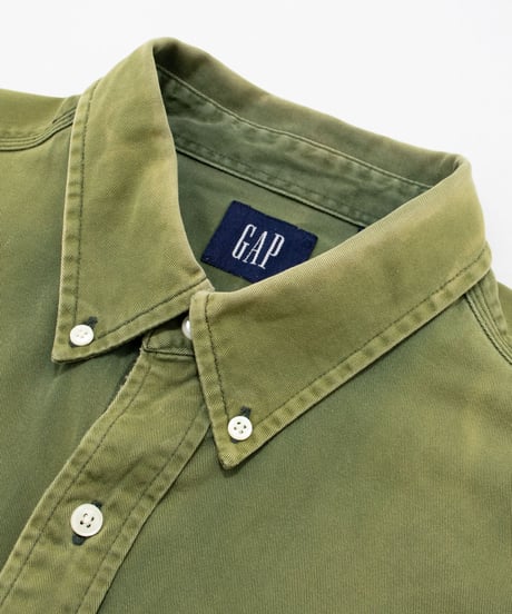 90's GAP BD Shirts "Sun Fade" L