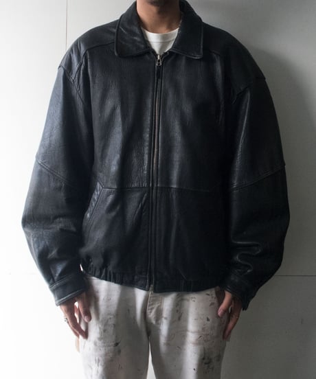 90's AVALANCHE Leather Jacket XL