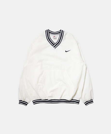 90's NIKE V-Neck Windbreaker L