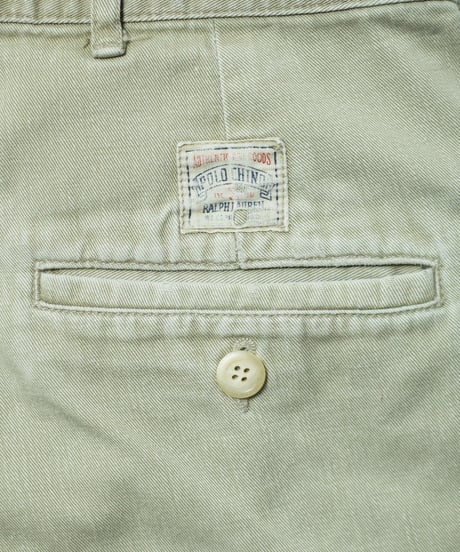 90's Ralph Lauren Cotton 2Tuck Trousers 35×32