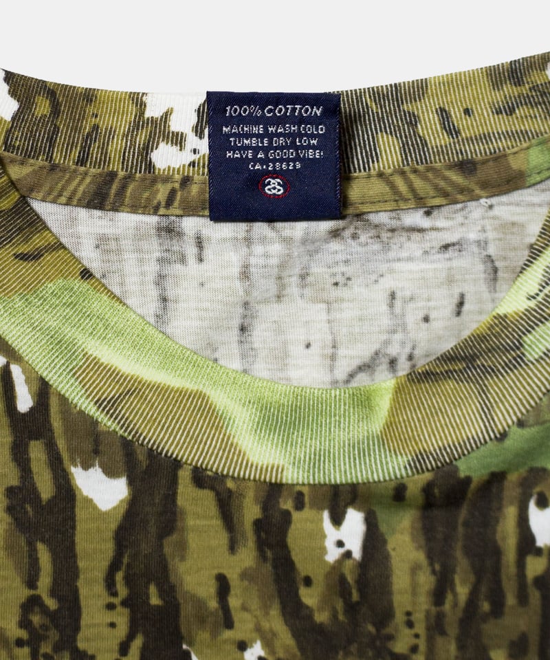 90's Stussy Realtree Patterned S/S T-shirts L |