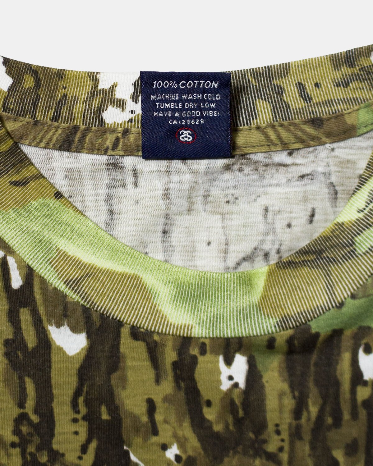 90's Stussy Realtree Patterned S/S T-shirts L |