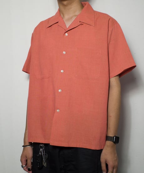 60's Towncraft Polyester O/C Shirts L