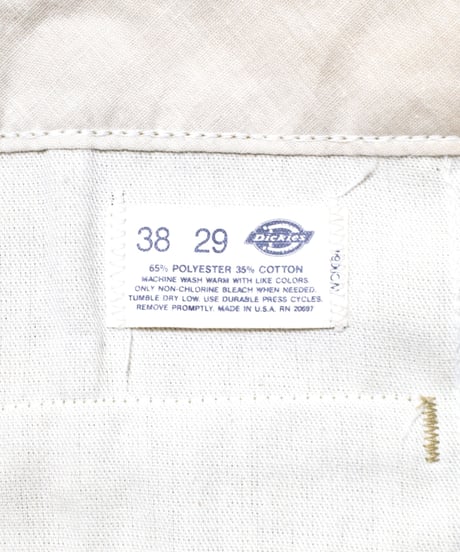 NOS 70-80's Dickies 874 Work Pants 38×29