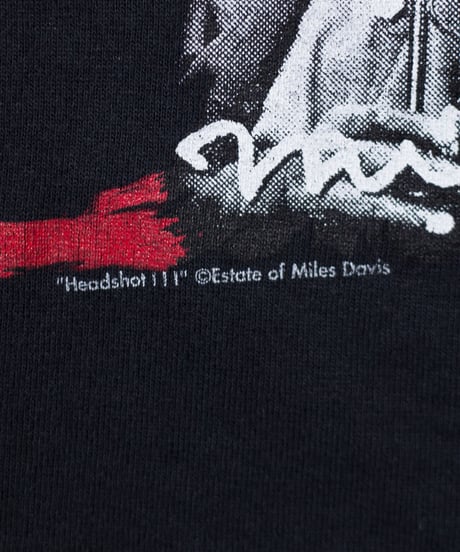 90's Miles Davis S/S T-shirts "Headshot III" L