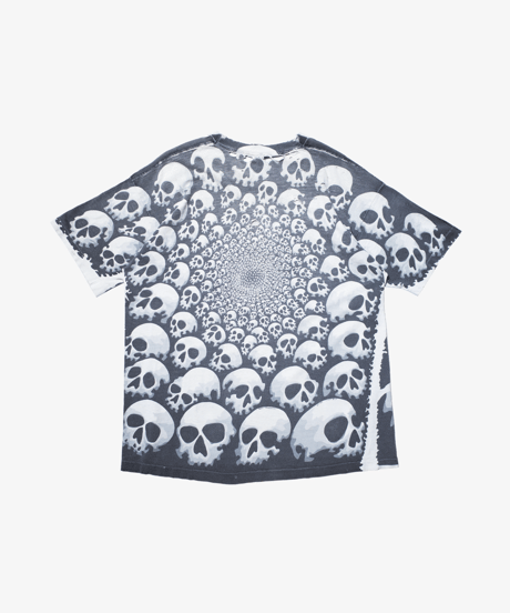 '92 Liquid Blue All Over Patterned "Chris Pinkerton" S/S Boro T-shirts XL