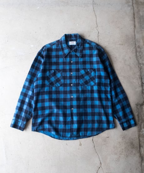 60-70's Donlin Print Flannel Shirts L